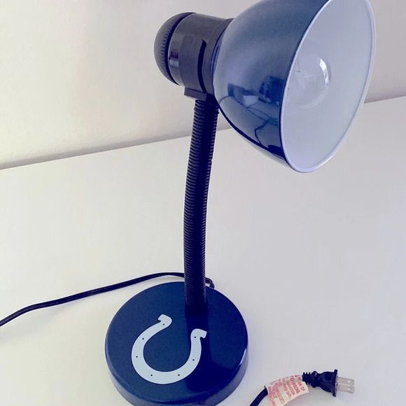 Indianapolis COLTS Gooseneck Desk Lamp Adjustable Metal NFL Light Fan Man Cave - Picture 6 of 6